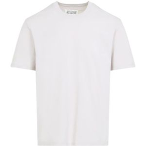 Maison Margiela, Tops, Heren, Wit, L, Katoen, T-Shirt