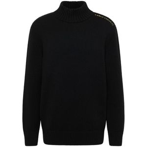 Carlo Colucci, Truien, Heren, Zwart, XL, Urban Statement Sweater - Divenuto