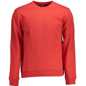 Napapijri, Sweatshirts & Hoodies, Heren, Rood, S, Katoen, Kleding