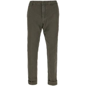 Dondup, Broeken, Heren, Grijs, W36, Katoen, Chino`s