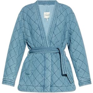 Munthe, Jassen, Dames, Blauw, S, Katoen, Gewatteerde Jas `Fridolf`