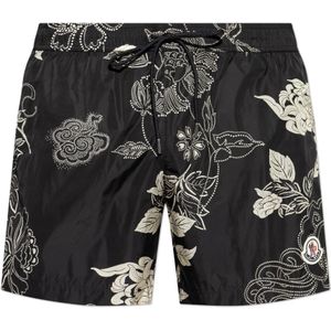 Moncler, Badkleding, Heren, Zwart, L, Zwembroek