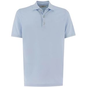 Mauro Ottaviani, Tops, Heren, Blauw, 4Xl, Katoen, Klassiek katoenen poloshirt