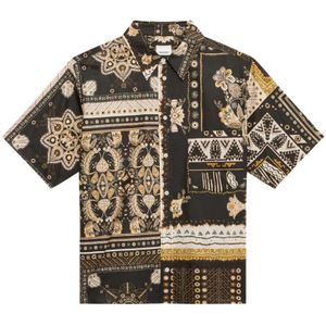 Isabel Marant, Overhemden, Heren, Veelkleurig, L, Katoen, Bandana Print Katoenen Overhemd
