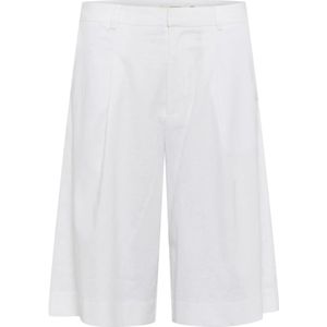 Gestuz, Korte broeken, Dames, Wit, XL, Linnen, Witte Linnen Shorts & Onderbroekjes