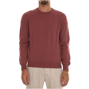 Gran Sasso, Sweatshirts & Hoodies, Heren, Bruin, 4Xl, Kasjmier, Round-neck pullover