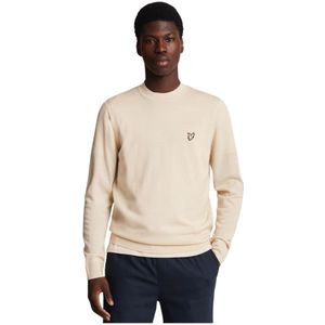 Lyle & Scott, Truien, Heren, Beige, S, Wol, Merino Crew Neck Jumper