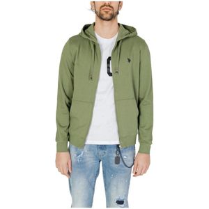 U.s. Polo Assn., Sweatshirts & Hoodies, Heren, Groen, 2Xl, Katoen, Sweatshirts