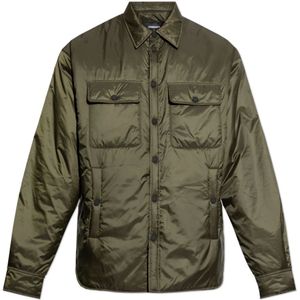Dsquared2, Jassen, Heren, Groen, M, Polyester, Jacket met kraag