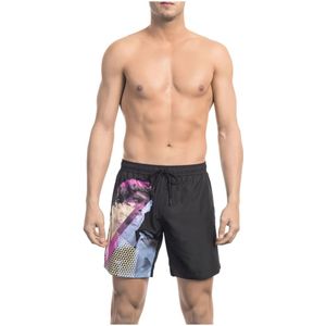 Bikkembergs, Badkleding, Heren, Zwart, XL, Beachwear