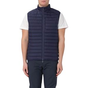 Save The Duck, Jassen, Heren, Blauw, 3Xl, Polyester, Blauw Puffer Vest