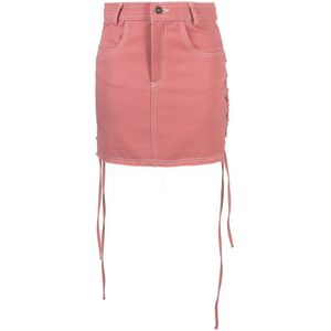 Julfer, Rokken, Dames, Roze, 2Xs, Katoen, Short Skirts
