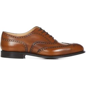 Church's, Schoenen, Heren, Bruin, 40 EU, Leer, Veterschoenen