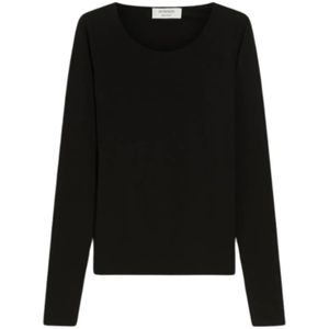 Sportmax, Tops, Dames, Zwart, M, Stijlvolle Sweaters voor elke gelegenheid