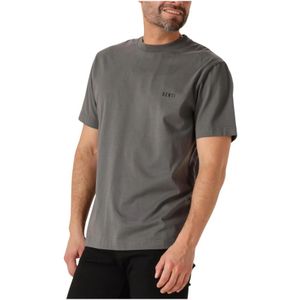 Genti, Tops, Heren, Grijs, 2Xl, Katoen, Heren Polo & T-shirt, Stijlvolle Keuze