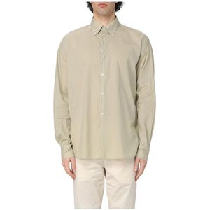 Brooksfield, Overhemden, Heren, Beige, 4Xl, Katoen, Klassiek Katoenen Overhemd