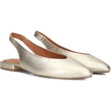 Blasz, Schoenen, Dames, Geel, 39 EU, Leer, Elegante puntige neus slingback schoenen
