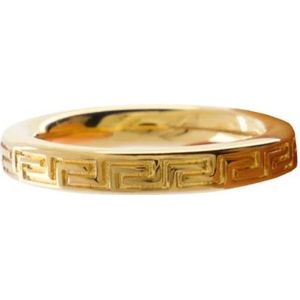 Versace, Accessoires, unisex, Geel, 49 MM, Greca Ring