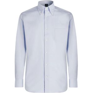 Boggi Milano, Overhemden, Heren, Blauw, 4Xl, Katoen, Stretch P.Point Boston Collar Overhemd Regular Fit