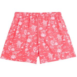 Lyle & Scott, Badkleding, Heren, Rood, XL, Zwemkleding Botanische Tuin Print Zwembroek