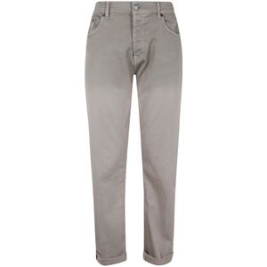 Dondup, Jeans, Heren, Grijs, W32, Denim, Denim 5-Pocket Jeans