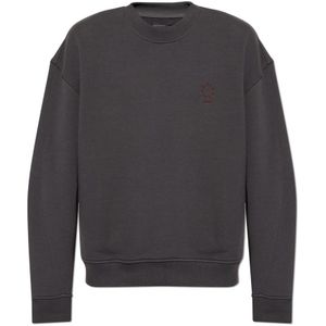 AllSaints, Sweatshirts & Hoodies, Heren, Grijs, M, Katoen, Haven Sweatshirt