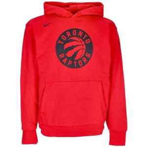 Nike, Sweatshirts & Hoodies, Heren, Rood, XL, Katoen, Toronto Raptors Fleece Hoodie