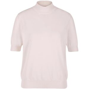 Riani, Truien, Dames, Roze, 2Xl, Elegante Gebreide Rollneck Sweater