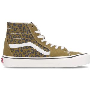 Vans, Schoenen, Heren, Groen, 45 EU, Leopard Army Sneakers
