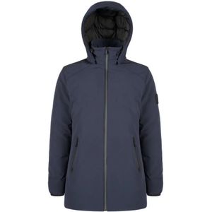 YES Zee, Jassen, Heren, Blauw, 2Xl, Nylon, Middel Nylon Softshell Donsjas