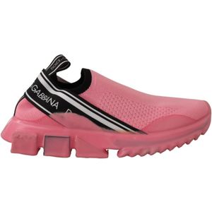 Dolce & Gabbana, Schoenen, Dames, Roze, 39 EU, Sneakers