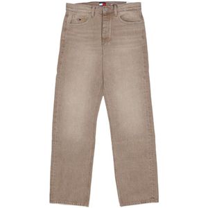 Tommy Hilfiger, Jeans, Heren, Bruin, W34, Denim, Regular Fit Denim Jeans