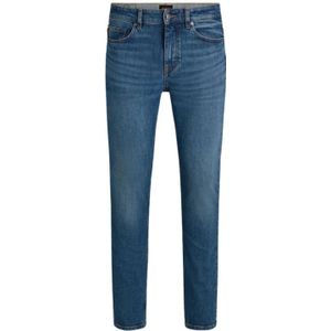 Hugo Boss, Jeans, Heren, Blauw, W34 L34, Katoen, Regular Fit 5-Pocket Jeans Helderblauw