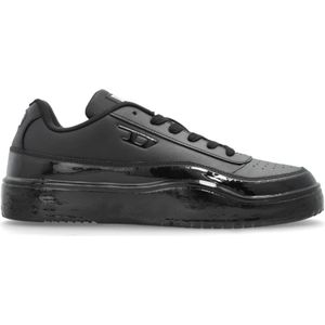 Diesel, Schoenen, Heren, Zwart, 45 EU, Leer, S-Tracker-D Sneakers