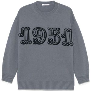 Max Mara, Truien, Dames, Grijs, XS, Fido Sweater