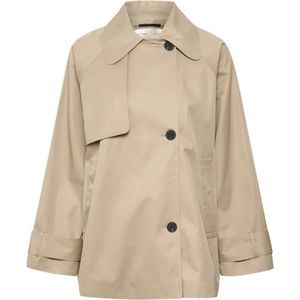 InWear, Mantels, Dames, Beige, M, Katoen, Minona Jas