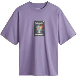 Vans, Tops, Heren, Paars, S, Katoen, Paperback Writer Korte Mouw T-shirt