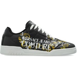 Versace Jeans Couture, Schoenen, Heren, Zwart, 42 EU, Sneakers Brooklyn