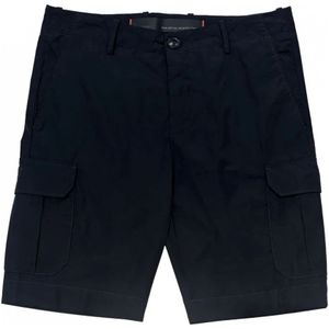 Rrd, Korte broeken, Heren, Blauw, XL, Cargo Bermuda Shorts Navy Blue