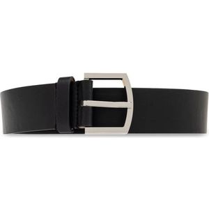 Dsquared2, Accessoires, Heren, Zwart, 105 CM, Leer, Leren Riem