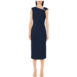 Liu Jo, Broeken, Dames, Wit, S, Polyester, Stijlvol Polyester Elastaan Blend Stof