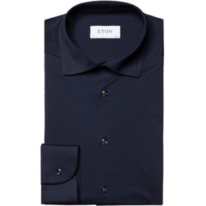 Eton, Overhemden, Heren, Blauw, 2Xl, Four-Way Stretch Contemporary Overhemd