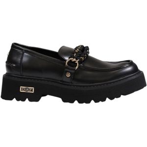 Cult, Schoenen, Dames, Zwart, 40 EU, Leer, Geborsteld leren damesschoenen