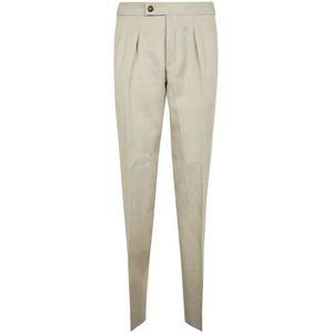 Incotex, Broeken, Heren, Beige, L, Slim Fit Broek