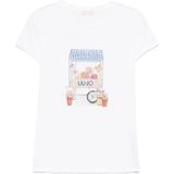 Liu Jo, Tops, Dames, Wit, XS, Witte T-shirts en Polos