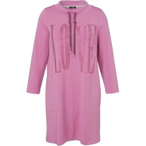 Frapp, Kleedjes, Dames, Roze, 5Xl, Versierde Staande Kraag Jurk