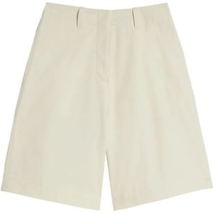 Jil Sander, Korte broeken, Dames, Beige, M, Natuurlijke Korte Haarstijl