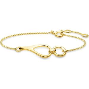 Thomas Sabo, Accessoires, Dames, Geel, ONE Size, Damesarmband Heritage 925 Sterling Zilver Verguld Geelgoud A1856-413-39-L19V