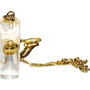MM6 Maison Margiela, Accessoires, Dames, Geel, ONE Size, Resin Charm Ketting