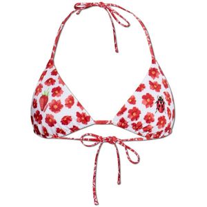 Versace, Badkleding, Dames, Rood, M, Omkeerbare bikinitop